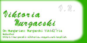 viktoria murgacski business card